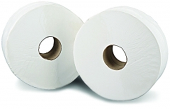 Picture of Jumbo Toilet Roll J27300 76mm (3") Core 300m 2 Ply- White