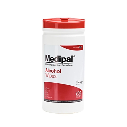 Picture of W600110 MPCE  MEDIPAL ALCOHOL WIPES 200 SHEETS