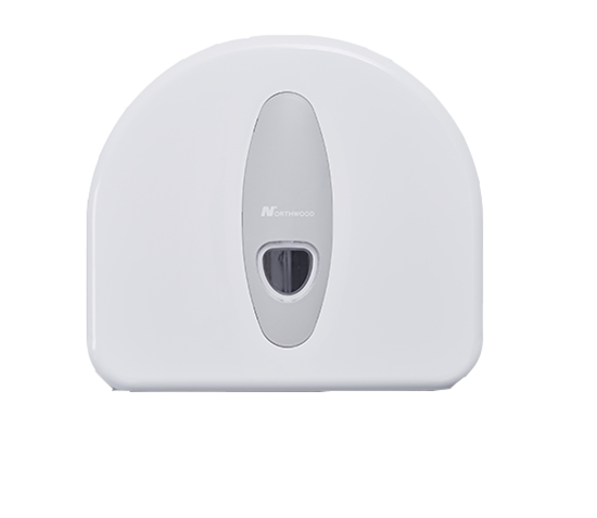 Picture of DCPJTW WHITE JUMBO PLASTIC TOILET ROLL DISPENSER