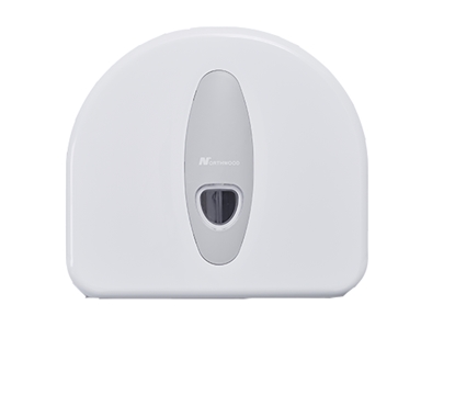 Picture of White Jumbo Plastic Toilet Roll Dispenser