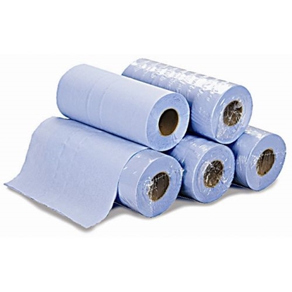Picture of 10" Blue 3ply Hygiene Roll (Case of 24)