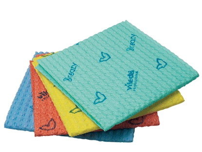 Picture of BREAZY BLUE SEMI-DISPOSABLE MICROFIBRE CLOTHS- 37X30CM