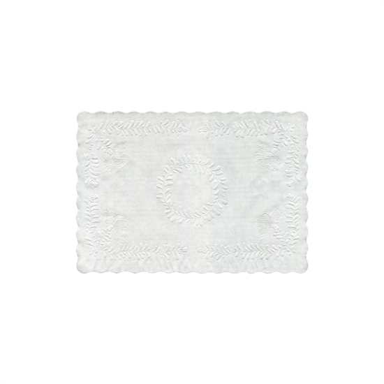 Picture of ETP-14 Embossed White Tray Papers 13.75 x 9.5" (1000)