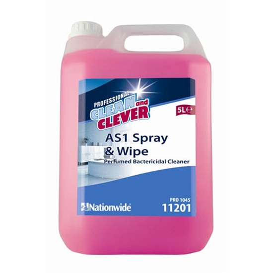 Picture of NW11201 C&C AS1 BACTERICIDAL SPRAY AND WIPE  5LTR