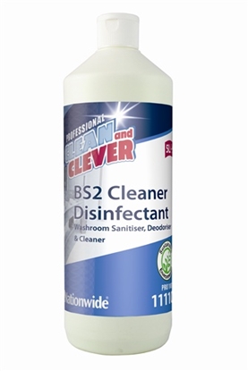 Picture of Clean and Clever BS2 Cleaner Disinfectant 1 Litre (Lemon)