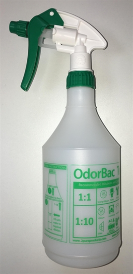 Picture of ODORBAC EMPTY TRIGGER BOTTLES -GREEN