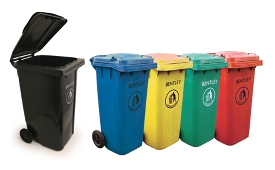 Picture of Black 120 Litre Wheelie Bin