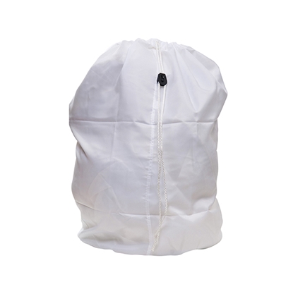 Picture of Polyester Laundry Bag with Drawstring 70x80cm- White