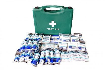 Picture of HSE 1-50 Person First Aid Kit- in Green Box