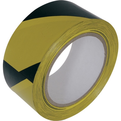 Picture of HAZARD TAPE ADHESIVE YELLOW/BLACK 2"X33M