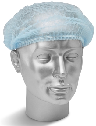 Picture of Mob Caps Blue (Pleated/Elastic) (100)