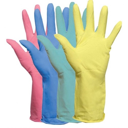 Picture of Green Medium Household Gloves Per Pair