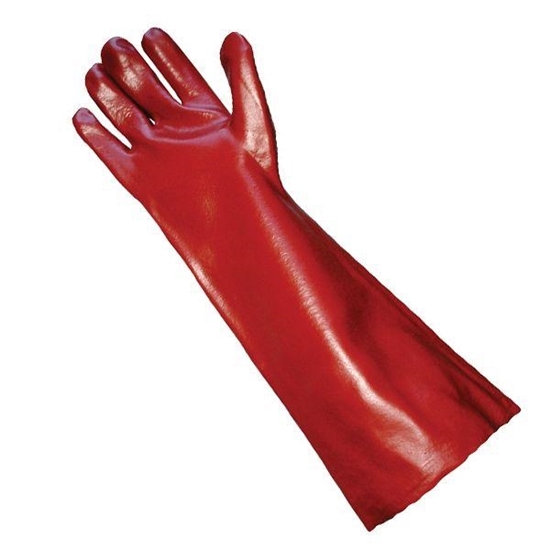 Picture of PVC Gauntlet Red 35cm (14")