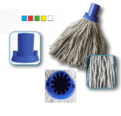 Picture of 'RHP' PY YARN SOCKET MOP BLUE EXEL COMPATIBLE 185G