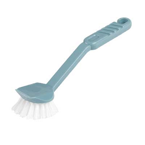 Picture of DW582 8" STIFF PLASTIC POT BRUSH WITH SCRAPER