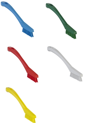 Picture of Vikan 205mm Extra Stiff Detail Brush - Choose Green, Blue, Red, White, or Yellow