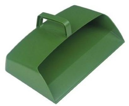 Picture of HILLBRUSH DP3 GREEN ENCLOSED 180MM DUSTPAN