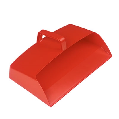 Picture of HILLBRUSH DP3 RED ENCLOSED 180MM DUSTPAN