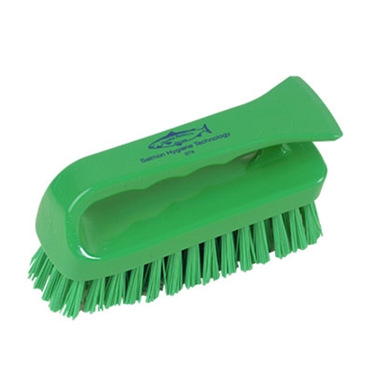 Picture of HILLBRUSH ST8 GREEN 152MM STIFF GRIPPY SCRUB BRUSH