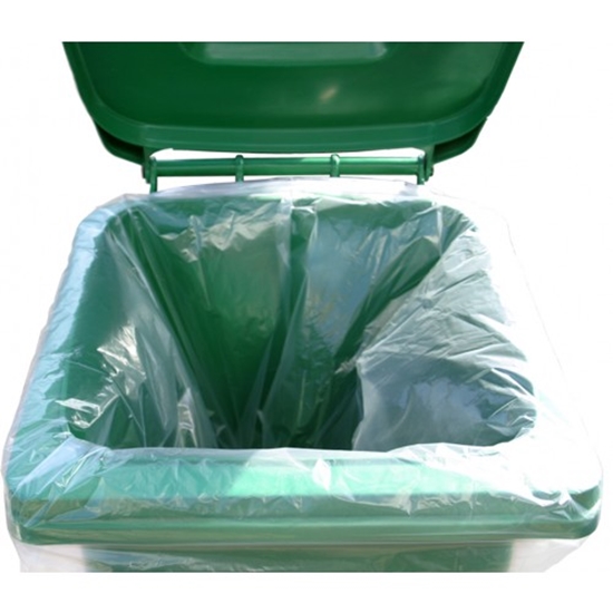 Picture of HEAVY DUTY CLEAR WHEELIE BIN LINER NA240A1