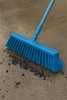 Picture of Vikan Broom Very Hard Bristles 330MM BLUE