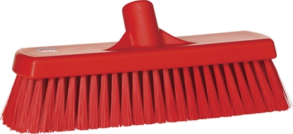 Picture of 12" Medium Floor Broom Red