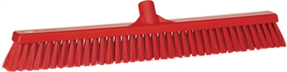 Picture of Broom Soft/Hard Bristles 610MM RED