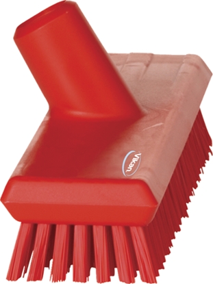 Picture of Vikan 70414 Deck Scrub 270mm Waterfed Very Hard Bristles- Red