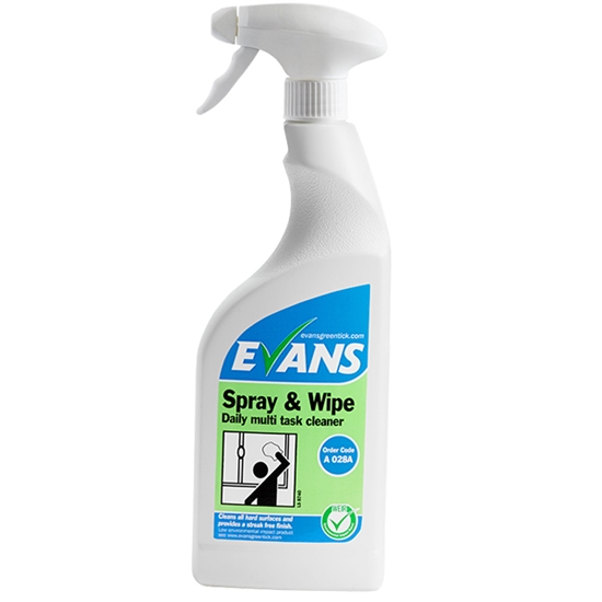 Picture of A028AEV Evans Spray & Wipe Daily Multi Task Cleaner 750ml