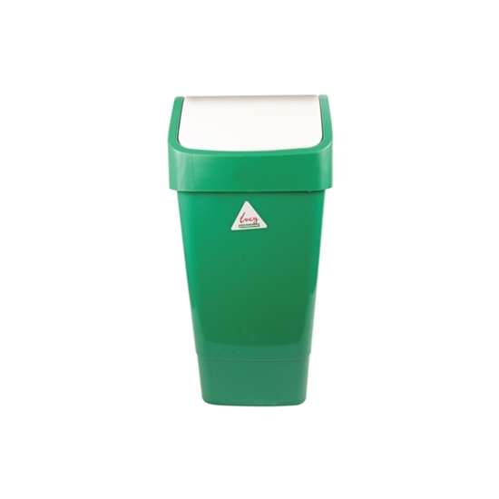 Picture of LUCY 50 LITRE GREEN SWING BIN COMPLETE