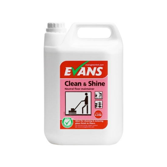 Picture of EVANS CLEAN & SHINE PERFUMED FLOOR MAINTAINER 5 LITRE