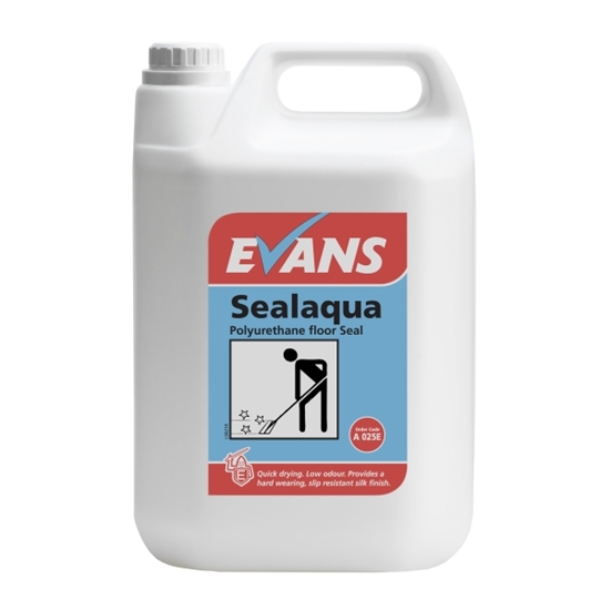 Picture of Evans Sealaqua Water Based Polyurethane Floor Seal 2 X 5 Litre