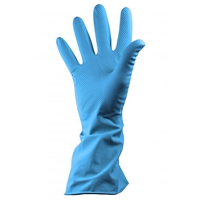 Picture of BLUE MEDIUM HOUSEHOLD GLOVES PER PAIR