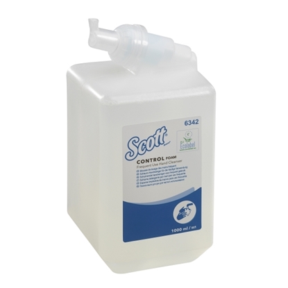 Picture of 6342 Scott Control Foam Frequent Use Hand Cleanser (Fragrance-Free) 1 Litre Cassette- Clear