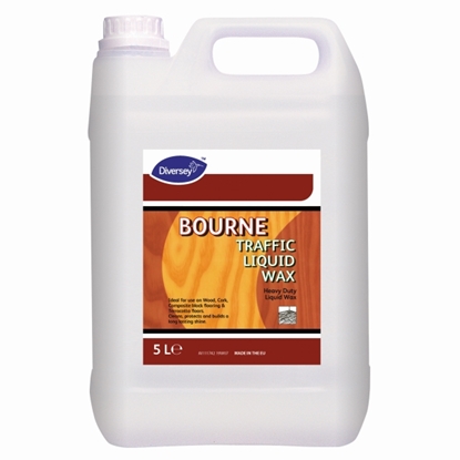 Picture of BOURNE TRAFFIC LIQUID WAX FOR WOOD & CORK FLOORS 5 LITRE