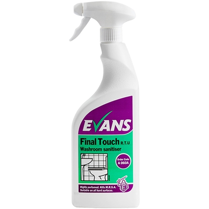 Picture of EVANS FINAL TOUCH (6X750ML) WASHROOM SANITISER