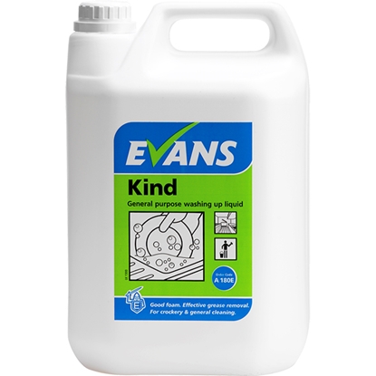 Picture of Evans Kind General Purpose Washing Up Liquid 5 Litre