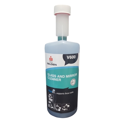 Picture of V600 Selden Concentrated Glass and Mirror Cleaner 1 Litre - Each