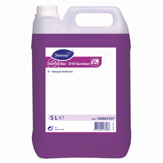 Picture of Diversey Suma Bac D10 Sanitiser 5 Litre