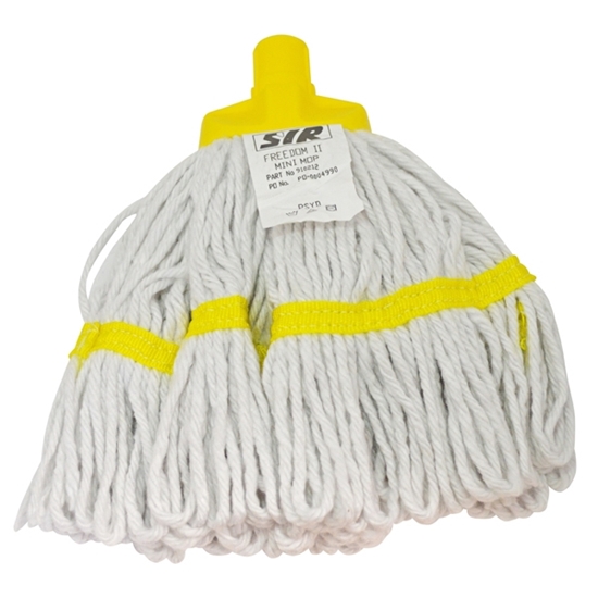 Picture of 910222 MAXI LOOP SYRTEX WHITE/ YELLOW SOCKET MOP