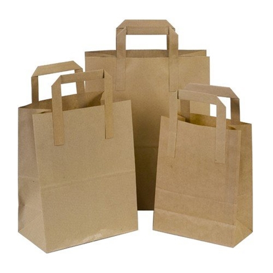 Picture of SOS Large Brown Carrier Bag 260x390x305mm