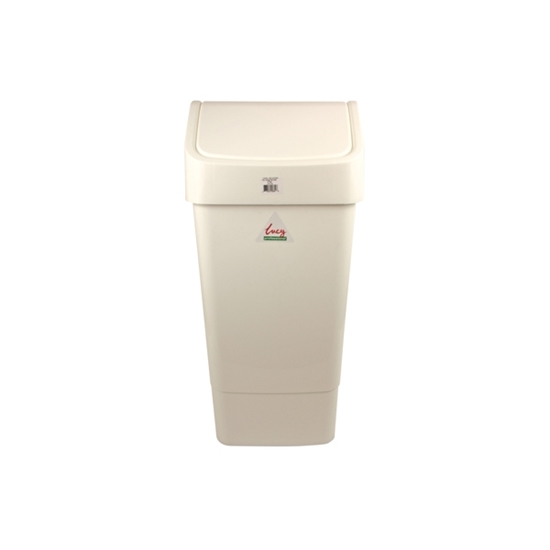 Picture of LUCY 50L WHITE SWING BIN COMPLETE