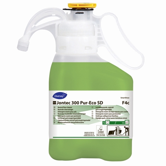 Picture of 7517833 Taski Jontec 300 Pur-Eco SmartDose Neutral pH Low Foam Floor Cleaner 1.4 Litre