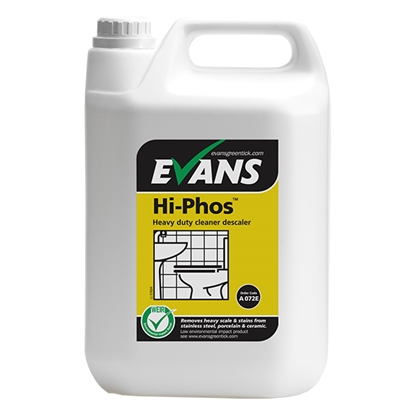 Picture of Evans Hi-Phos Heavy Duty Washroom & Toilet Cleaner & Descaler 5 Litre