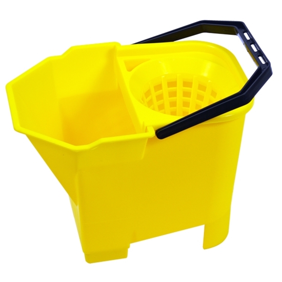 Picture of 8 LITRE YELLOW BULLDOG BUCKET & SIEVE- SOLD EACH