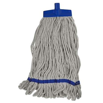 Picture of SYR Kentucky Cotton Changer Looped Stay-Flat Mop head 341g (12oz) Blue