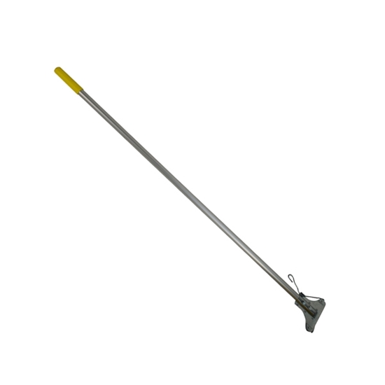 Picture of Yellow TFM Mopholder Comes with Aluminium Handle 53"