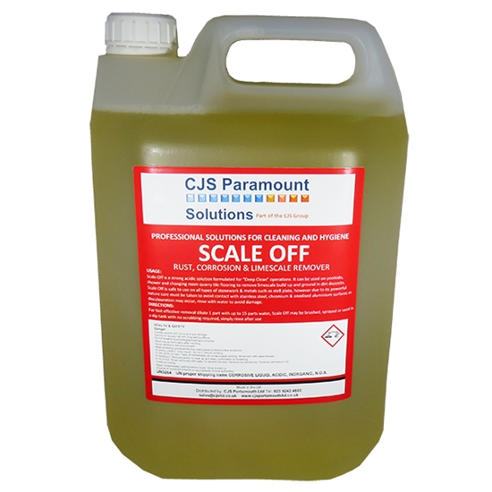 Picture of CJS Paramount Scale Off Deep Clean Descaler 2 x 5 Litre ** 2 Cases MUST be purchased **