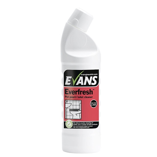 Picture of EVANS EVERFRESH POT POURRI TOILET CLEANER 1 LTR X 6