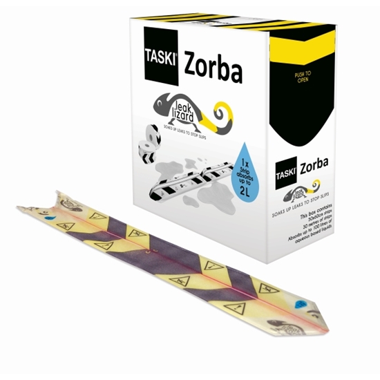 Picture of 7533269 Taski Zorba Leak Lizard (Highly Absorbent Disposable Strip)- 30 Metres